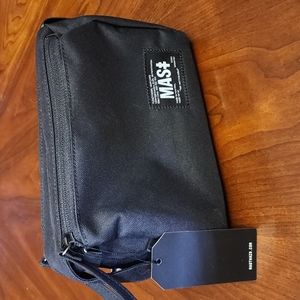 Black toiletries case